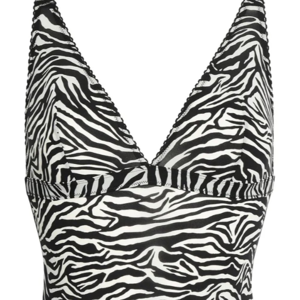 NWT $135 STELLA MCCARTNEY mesh bodysuit LARGE - Picture 3 of 7